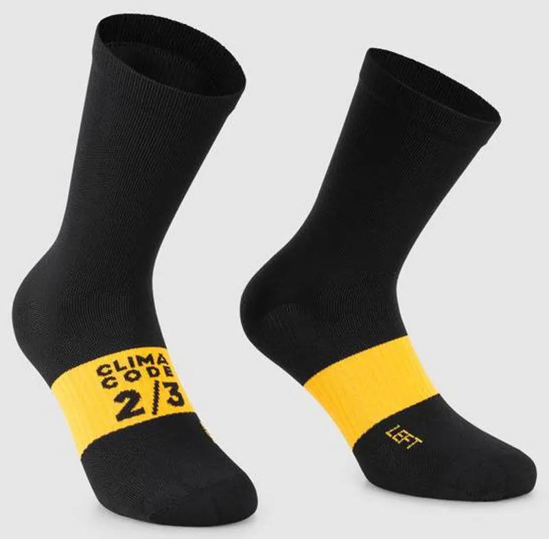 Assos Spring Fall Evo Sock in Black-1